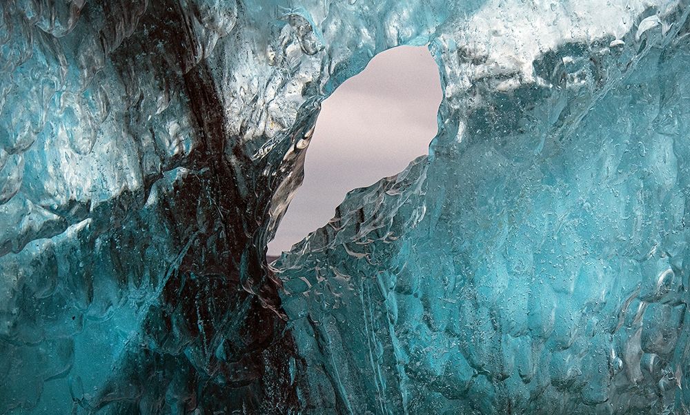 Icebergs from the Jokulsarlon glacier adrift in Jokulsarlon lagoon in Iceland art print by Steve Mohlenkamp for $57.95 CAD
